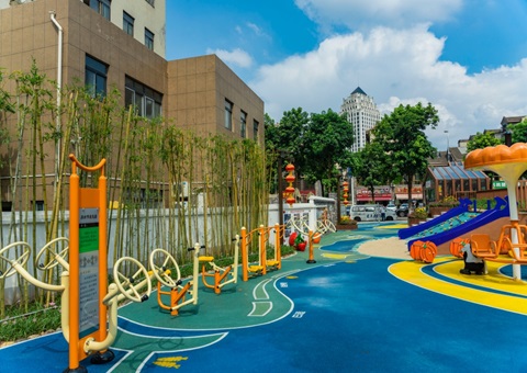 “口袋公园” 装满民生幸福 截至六月底，沉庆“口袋公园”今年开工八十八个、建成六十四个